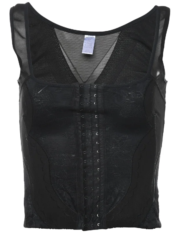 modern jacketJacquard Pattern Bustier - S