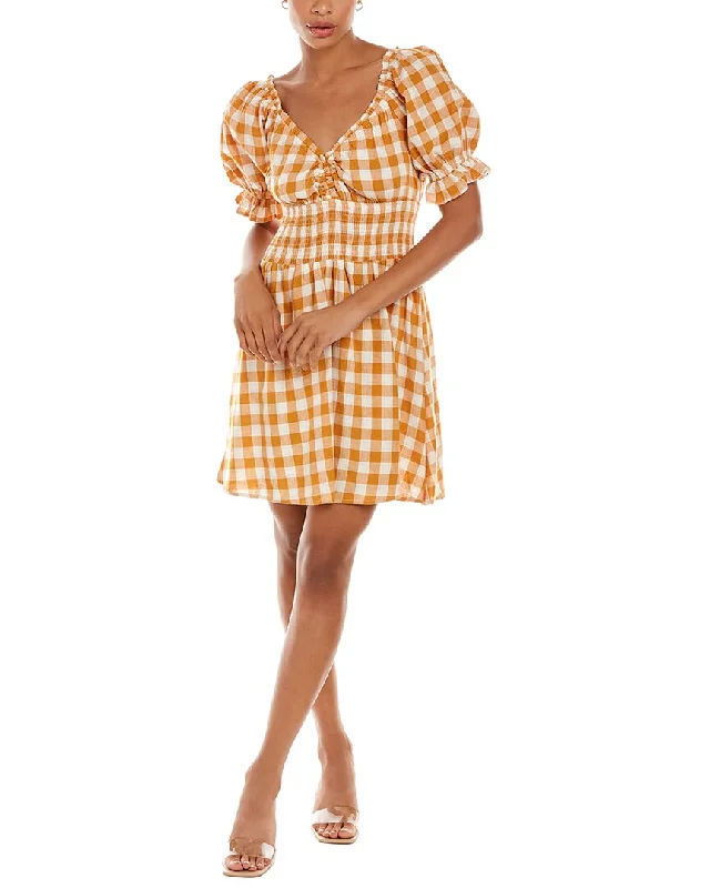 Price Reduction draped dressKerrick Smocked Mini Dress