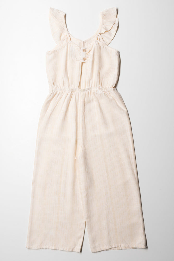 Don’t Miss Out casual day dressLurex Jumpsuit With Cut Out Detail Milk