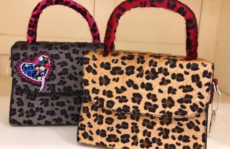 Weekend Deal fitted dressLeopard Handle Bag
