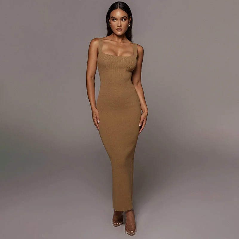Deal Frenzy statement dressLara Knitted Maxi Dress