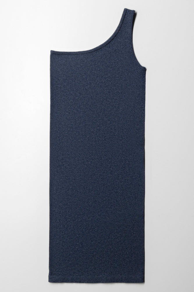 Bargain Prices vintage-inspired dressSeamless One Shoulder Dress Navy