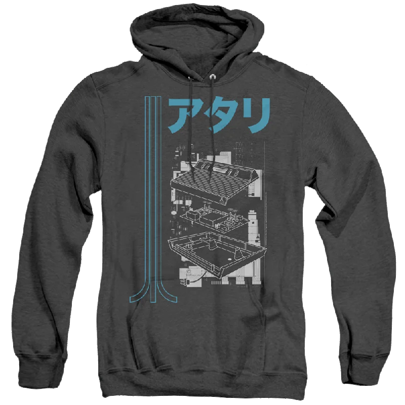 Act Now casual pullover hoodieAtari Schematic - Heather Pullover Hoodie