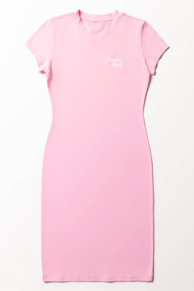 Deal Zone sophisticated dressBodycon Dress Pink