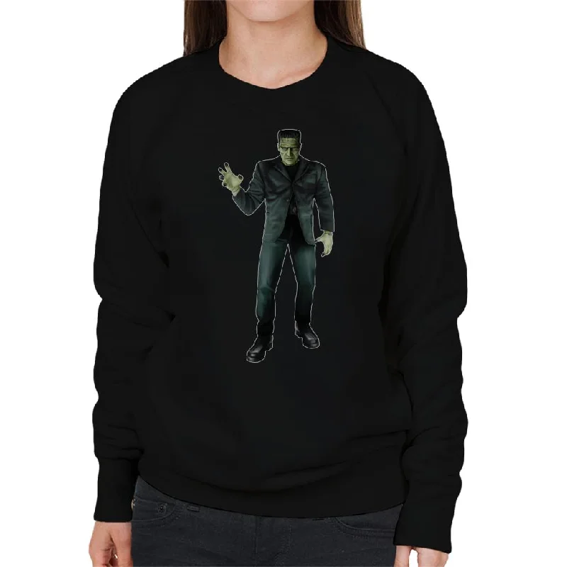 chic fitness hoodieFrankenstein Monster Pose Women's Sweatshirt