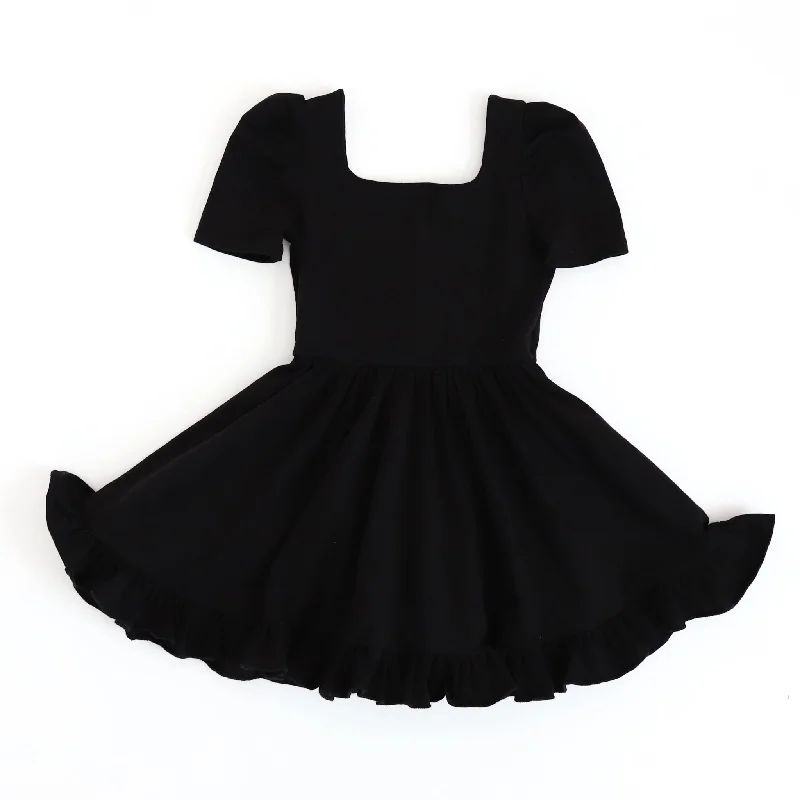 Closeout summer floral dressBlack Mod Twirl Dress