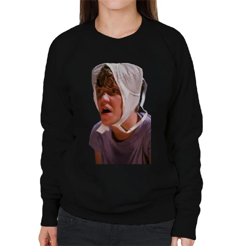 comfy workout wear hoodieWeird Science Gary With Bra On His Head Women's Sweatshirt