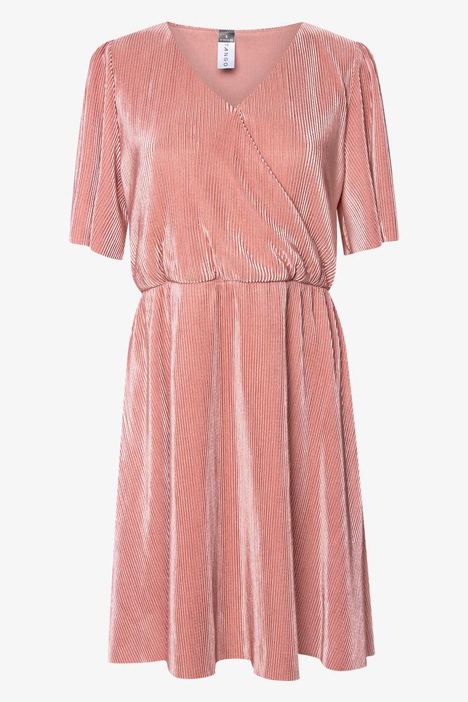 Today’s Deal puff sleeve dressWrap Dress Light Pink