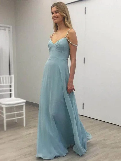 New Markdowns Simple Prom Dresses V-neck Floor-length Flowly A-line Long Prom Dress JKL845 New Markdowns Simple Prom Dresses V-neck Floor-length Flowly A-line Long Prom Dress JKL845
