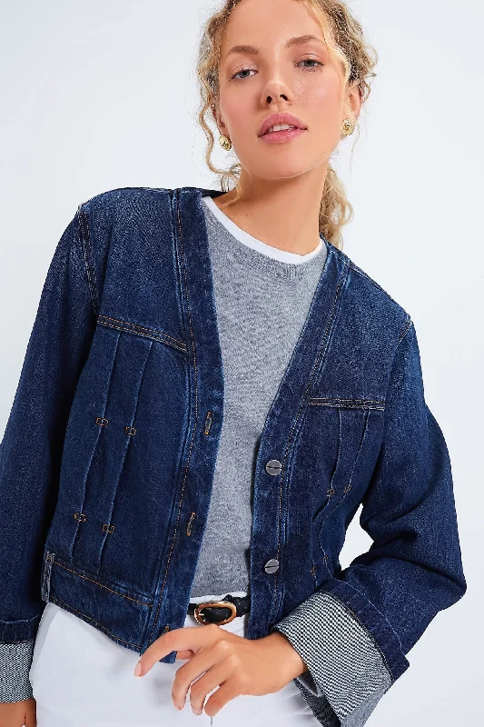 Sale Event versatile coatDark Wash Dusty Jacket