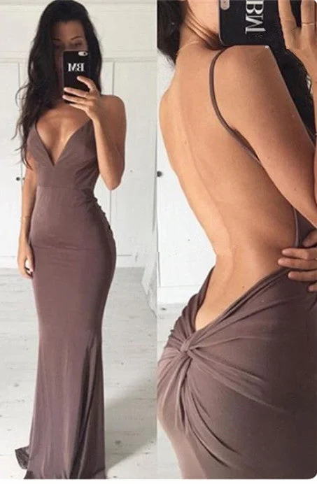 Super Savings Chic Backless Sheath Long Evening Dress Spaghetti Strap Formal Dresses Super Savings Chic Backless Sheath Long Evening Dress Spaghetti Strap Formal Dresses