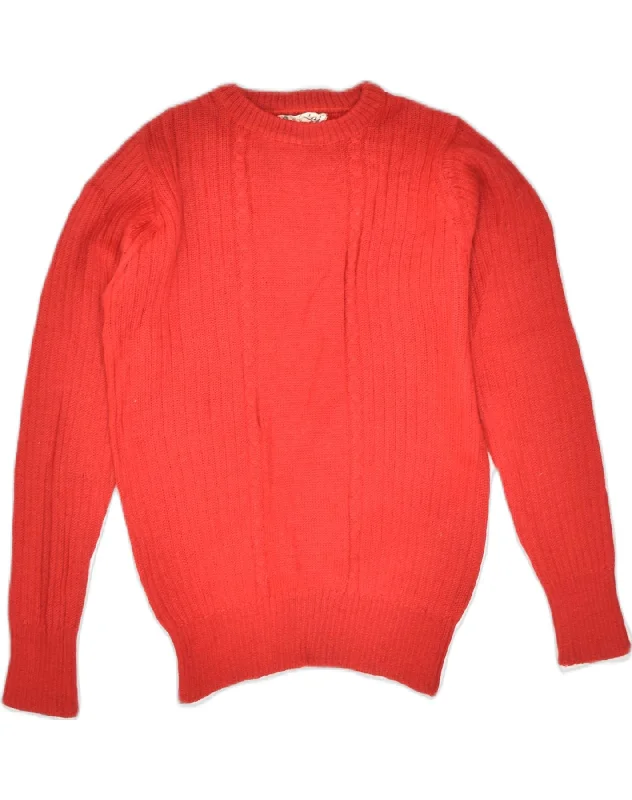 urban street hoodieVINTAGE Womens Crew Neck Jumper Sweater UK 18 XL Red