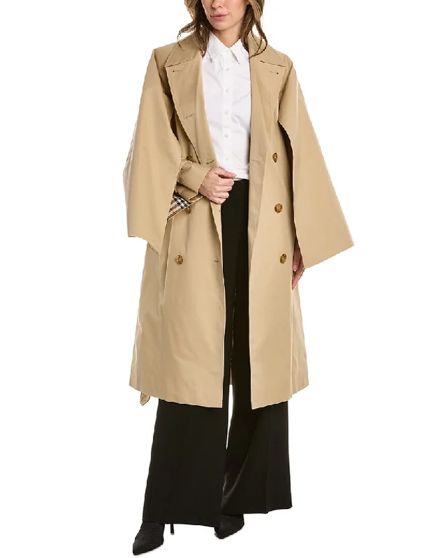 Deal Frenzy modern coatBurberry Gabardine Trench Coat