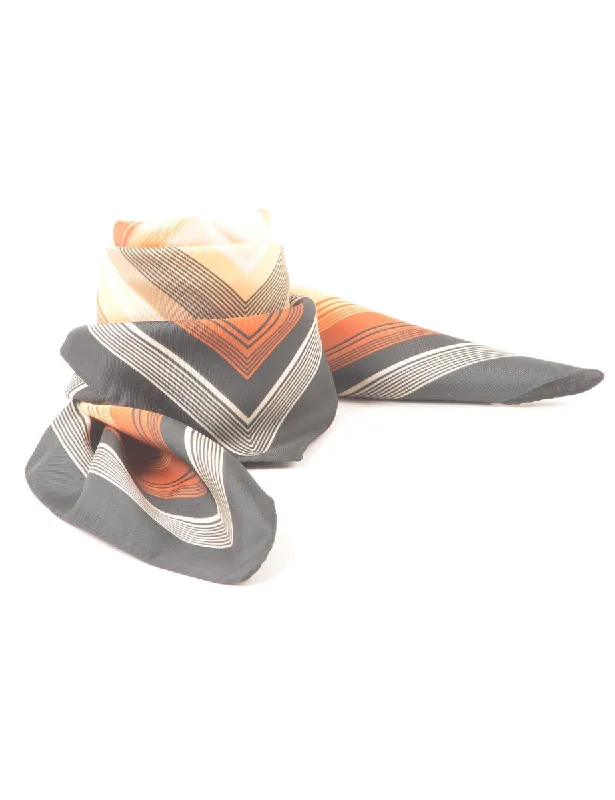 Stock Up and Save urban street coatMulti-colour Striped Head Scarf - S