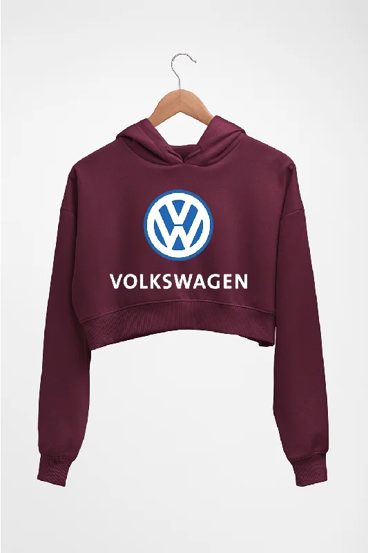 slim-fit hooded sweatshirtVolkswagen Crop HOODIE FOR WOMEN