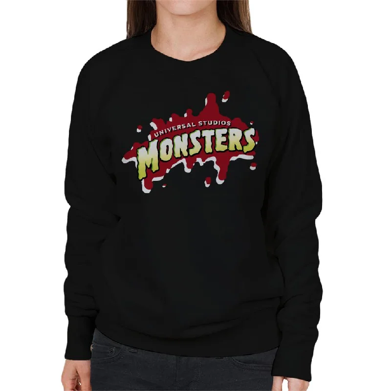 minimaUniversal Studio Monsters Blood Logo Women's Sweatshirt