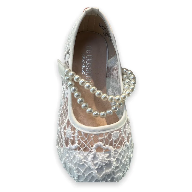 floral midi dressHarper White Lace Flat