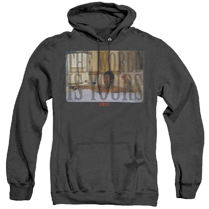 relaxed fit hooded sweatshirtScarface Bathtub - Heather Pullover Hoodie