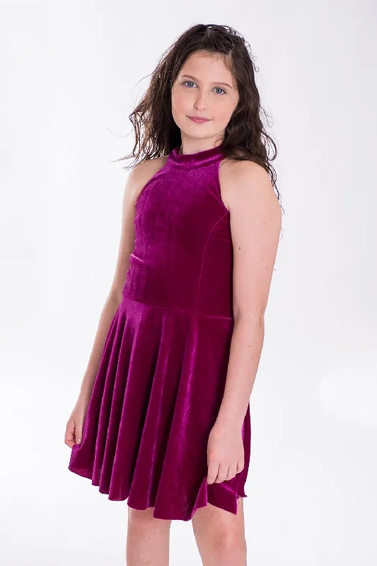 Price Cut sophisticated dressZoe, Ltd Magenta Velvet Dress