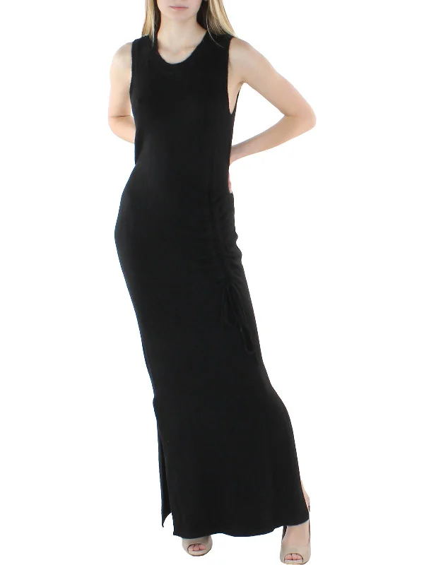 Can't Miss minimalistic dressWomens Knit Gathered Sweaterdress