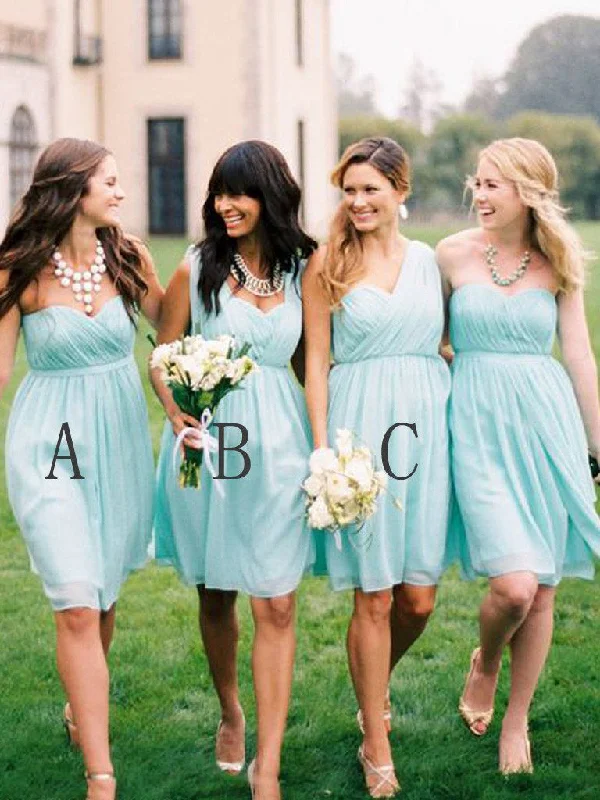 Customer Appreciation Sale Cheap Bridesmaid Dresses Sage Knee-length Chiffon Short Bridesmaid Dresses JKB032 Customer Appreciation Sale Cheap Bridesmaid Dresses Sage Knee-length Chiffon Short Bridesmaid Dresses JKB032