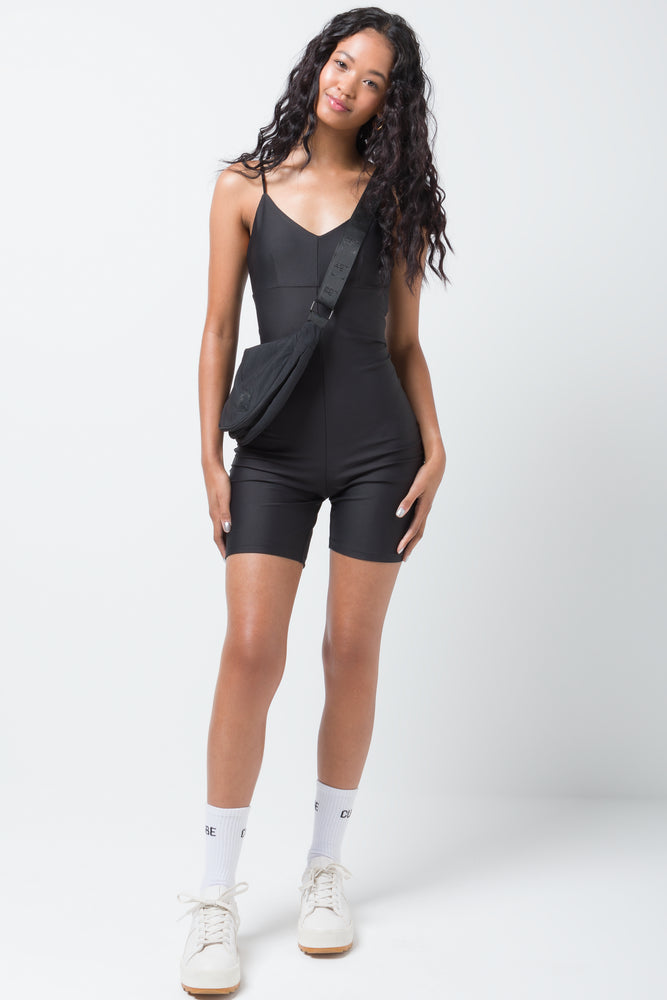 Weekend Special vintage-inspired dressSlinky Playsuit Black