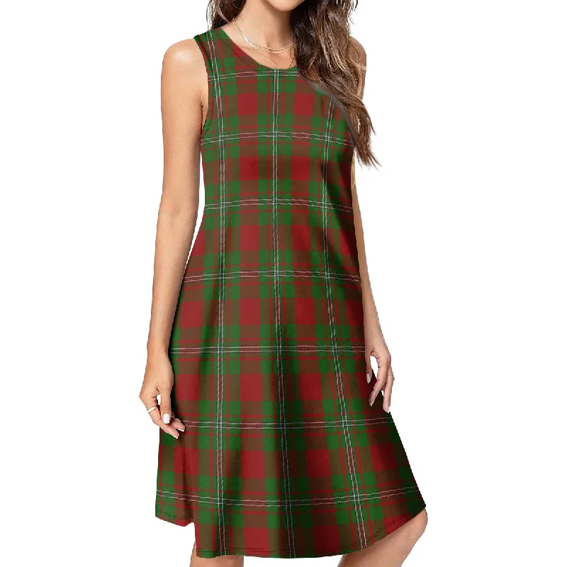 Super Sale Strange (Strang) Tartan Womens Casual Dresses