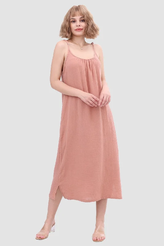 Crazy Deals sophisticated dressPure Cotton Suspender Dress