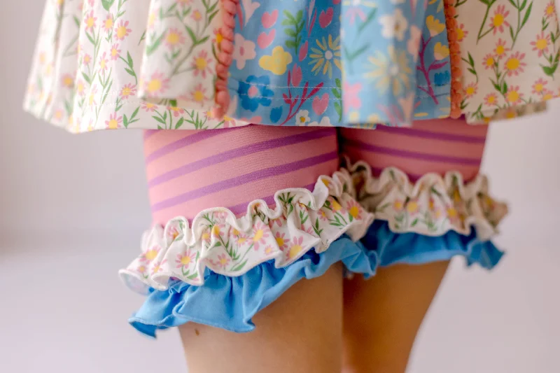 Weekend Deal statement dressTickled Pink Ruffle Shorties