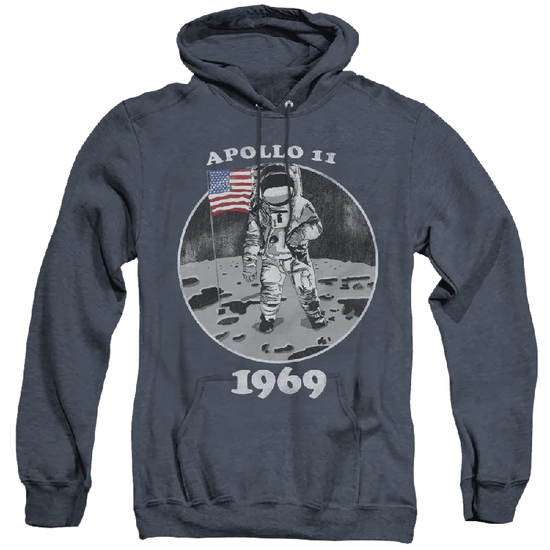 casual hoodie for menNasa Not Fake - Heather Pullover Hoodie