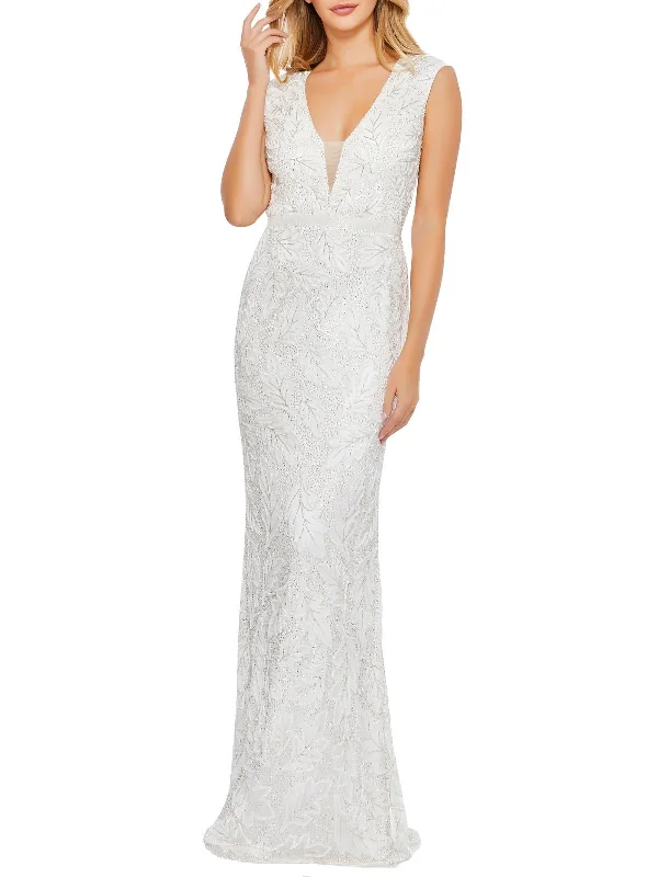Online Specials comfy dressWomens Beaded Maxi Evening Dress
