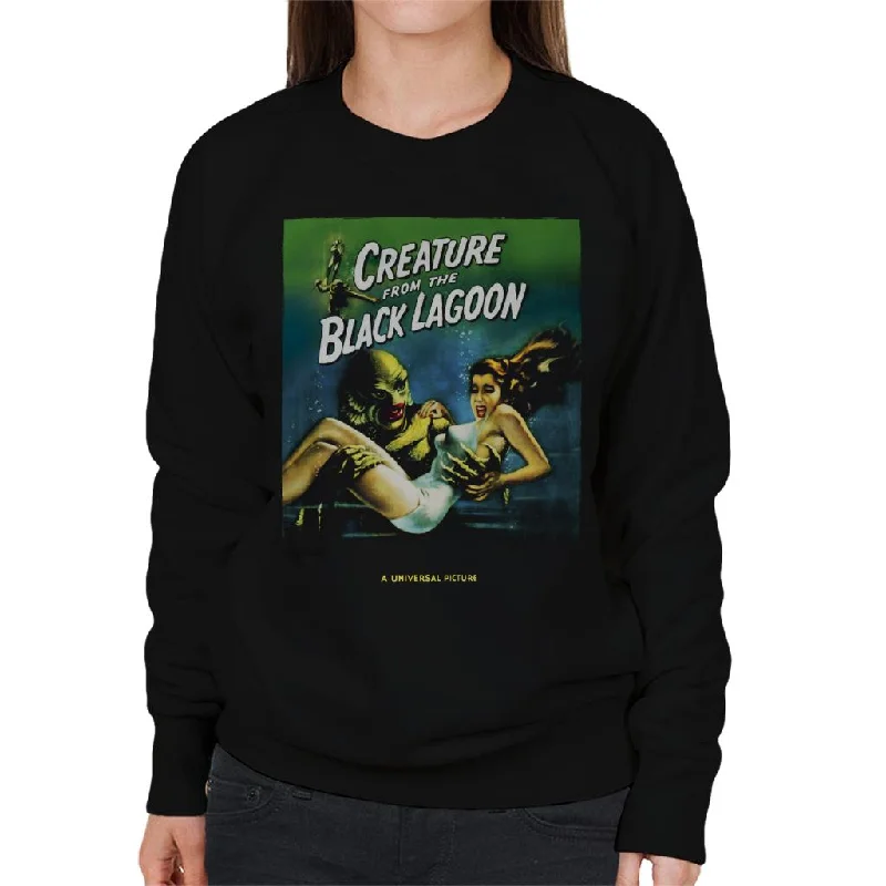 functional sports hoodieThe Creature From The Black Lagoon Carrying Kay Women's Sweatshirt