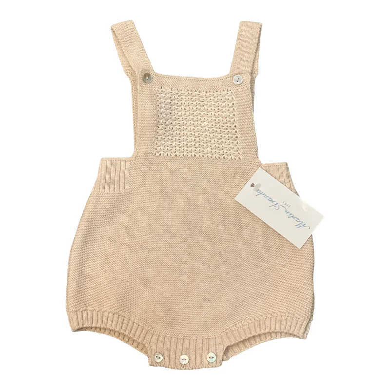 ruffle dressMartin Aranda Boys Ecru Knit Overall