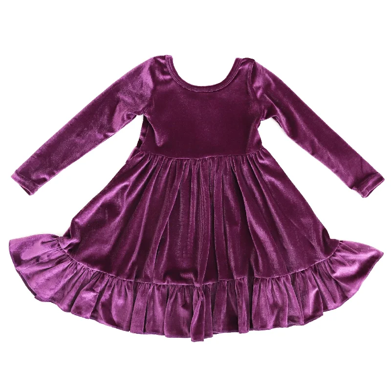 Friends and Family Sale trendy bodycon dressPlum Velvet Charm Dress