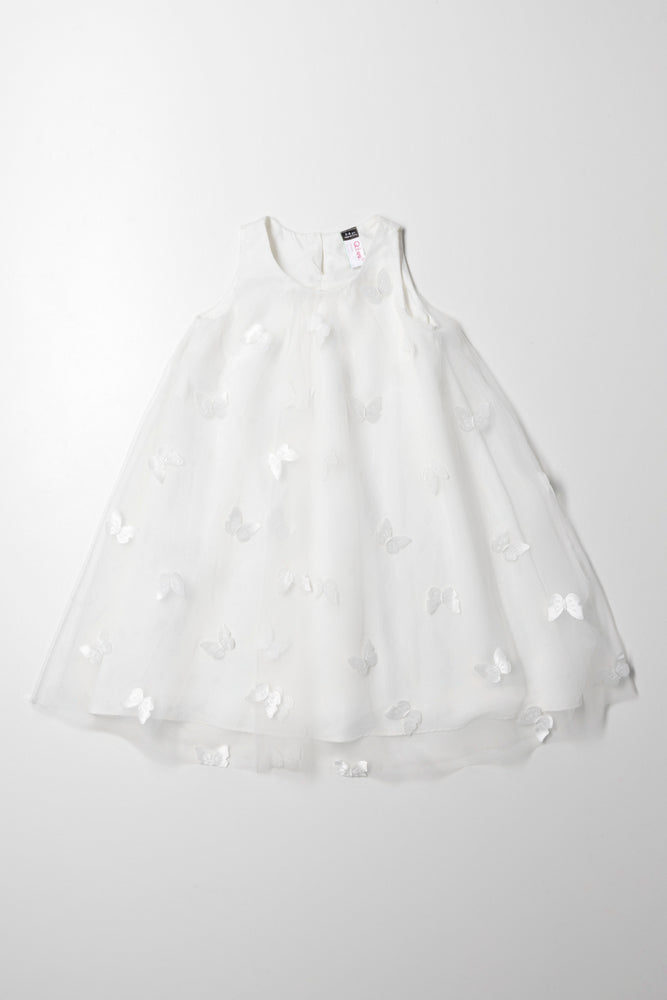 Special Savings bohemian dressButterfly Sleeveless Dress White