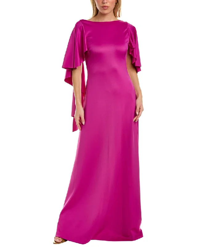 Doorbuster Deal elegant maxi dressBlack Halo Lotus Gown