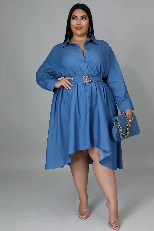 evening dressSelf Love Denim Dress