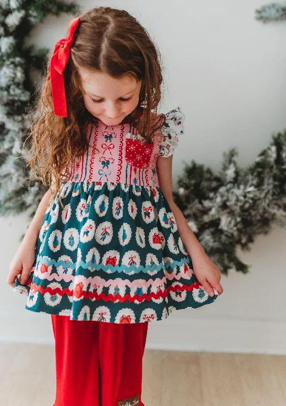 Price Rollback structured dressMistletoe Magic Pocket Tunic