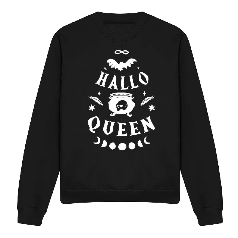 Best Deals athletic streetwear sweatshirtHalloqueen Halloween Feminist Sweatshirt