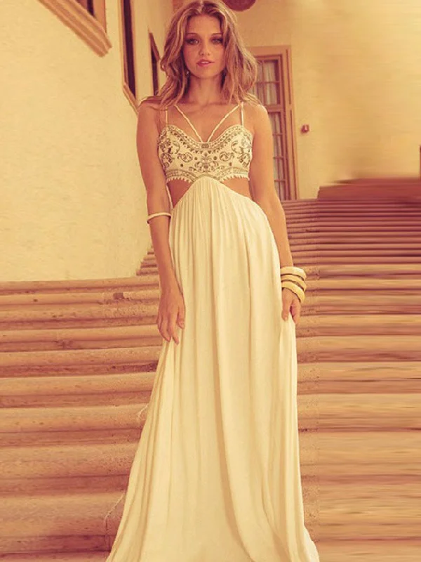 Special Offer Simple Prom Dresses A Line Spaghetti Straps Embroidery Long Prom Dress JKL856 Special Offer Simple Prom Dresses A Line Spaghetti Straps Embroidery Long Prom Dress JKL856