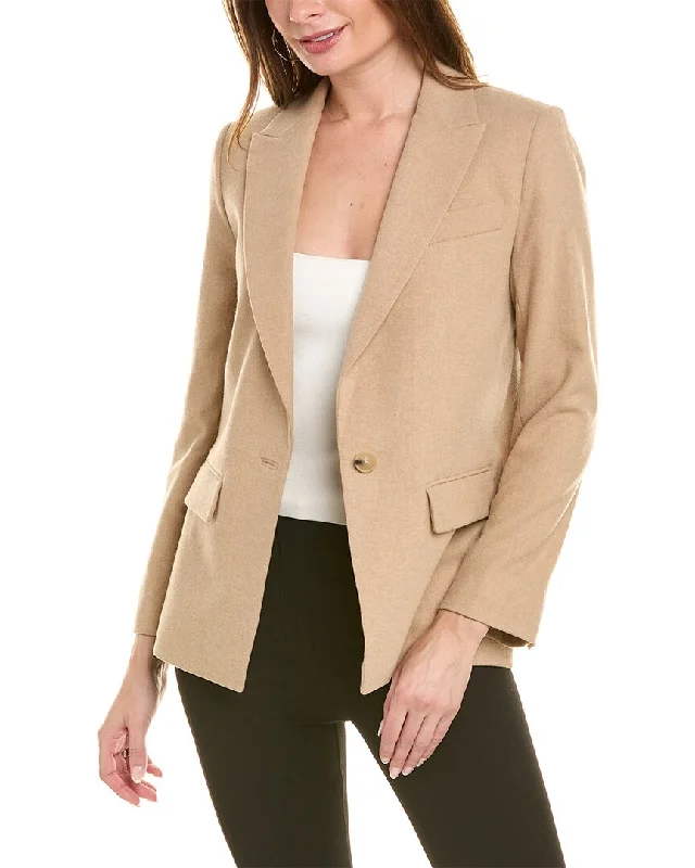 Holiday Sale comfortable outerwearVince Boyfriend Wool-Blend Blazer