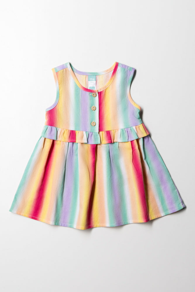 Limited Time Discount flowy evening dressButton Front Dress Multi