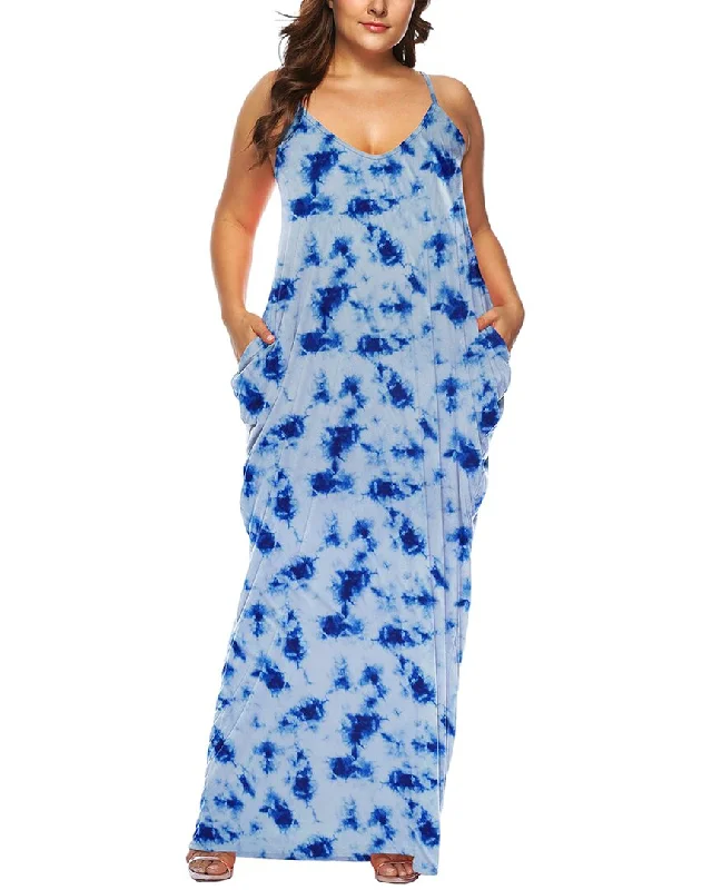 floral wrap dressNino Balcutti Sleeveless Silk Maxi Dress