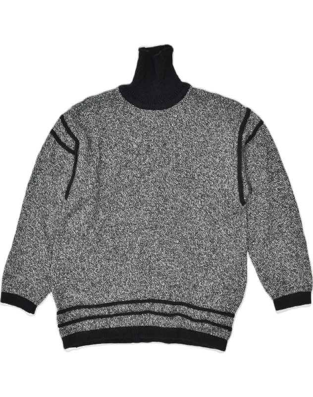 Take Advantage luxe hoodieVINTAGE Womens Roll Neck Jumper Sweater UK 14 Medium Grey