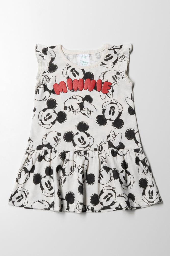 Discount Mania off-the-shoulder dressMinnie Mouse Dress White
