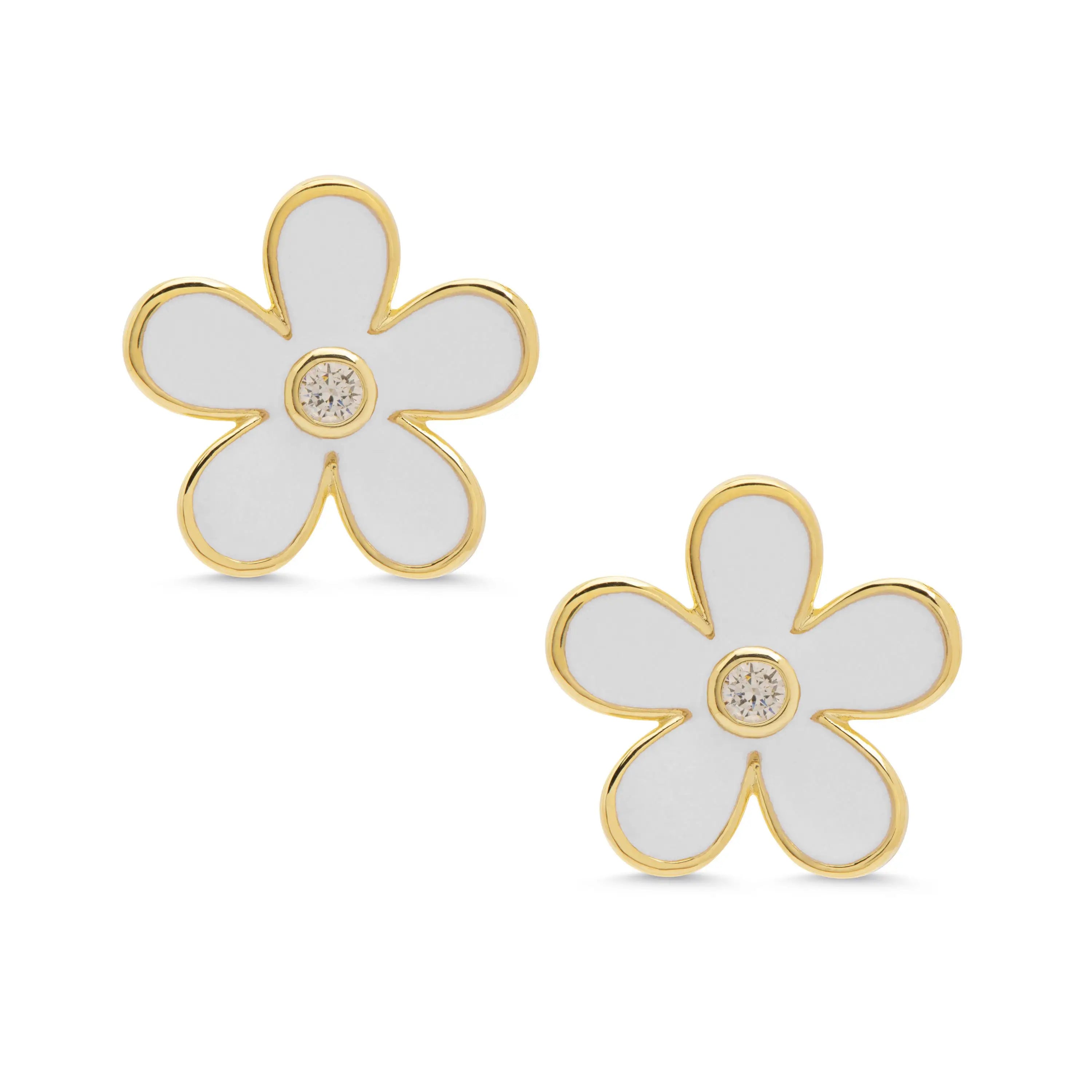 elegant dressLily Nily Flower CZ Earrings