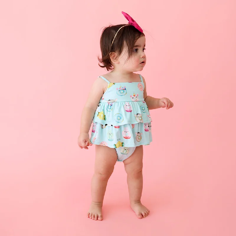 elegant dressPosh Peanut Spaghetti Romper