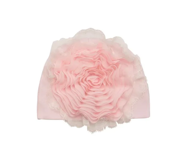 pleated dressHaute Baby Pink Lullaby Cap