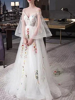 Huge Savings Beautiful Wedding Dresses Spaghetti Straps Sweep/Brush Train Sexy Bridal Gown JKS258