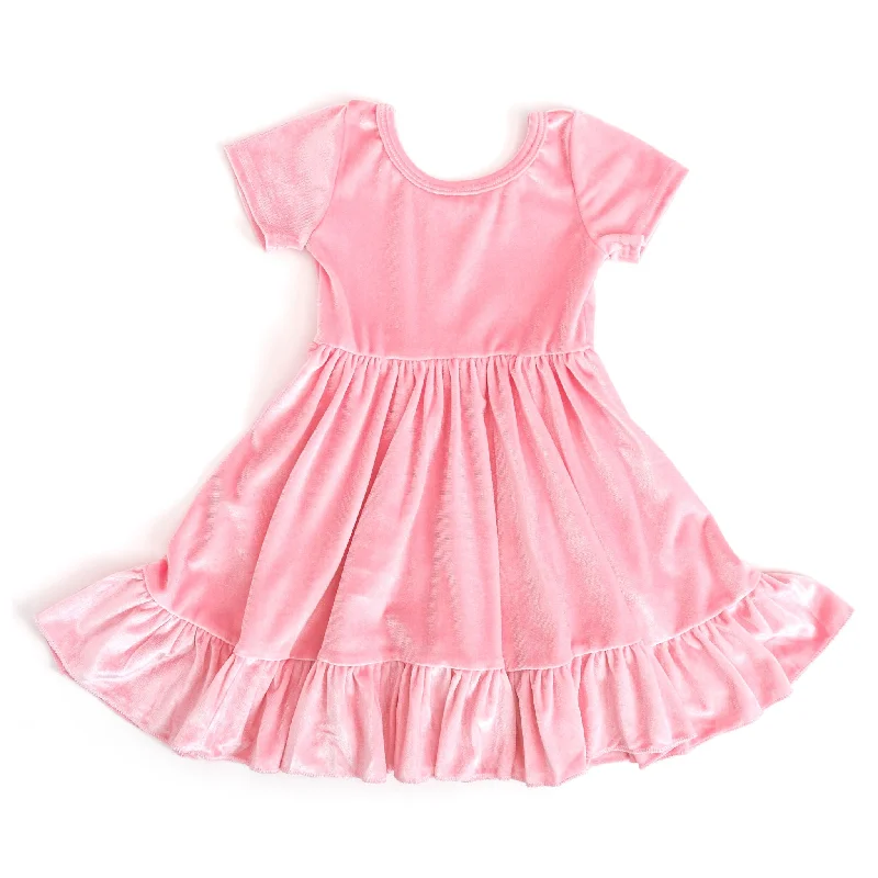 Savings Bonanza casual evening dressBlossom Velvet Charm Dress
